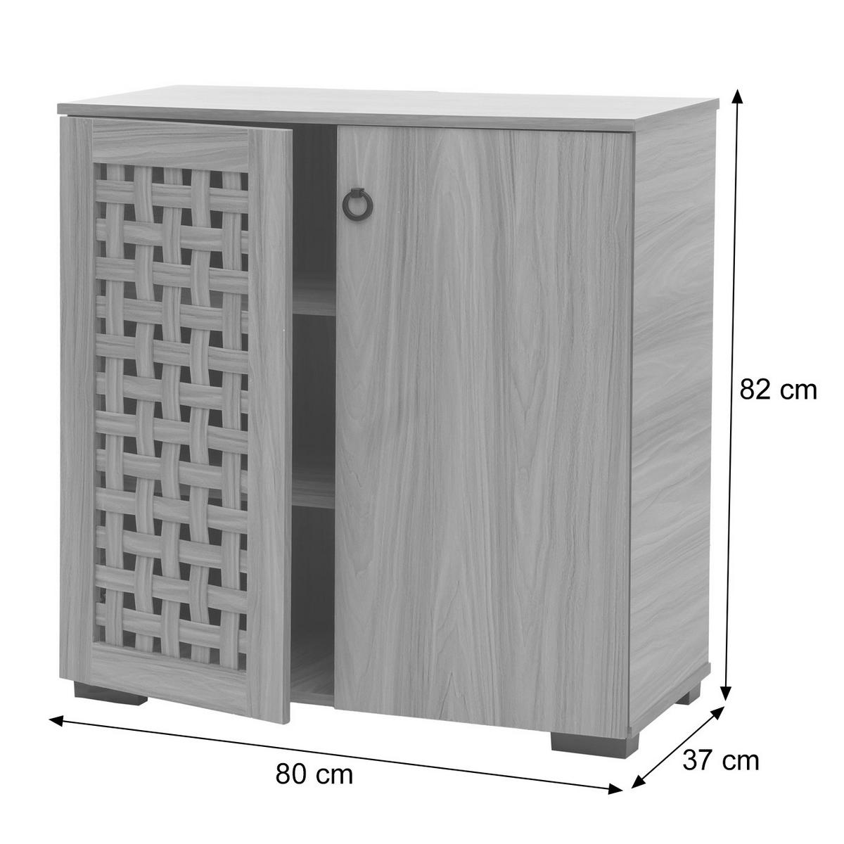 KOMMODE Weiß - Weiß, Holz (80/82/37cm) - MCW