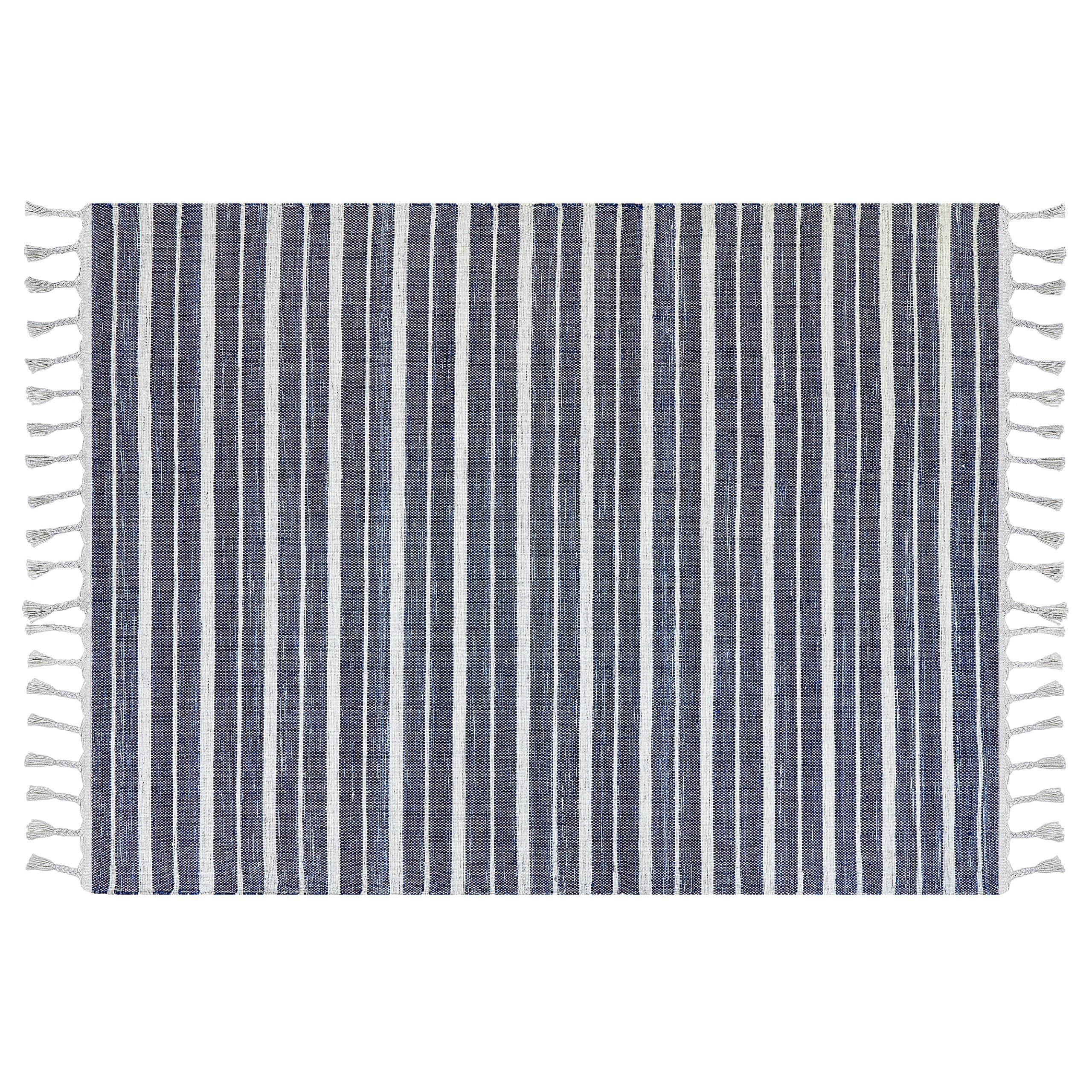 OUTDOOR-TEPPICH BademlII 200/140 cm - Blau, Kunststoff (140/200cm) - Beliani