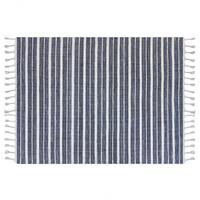 OUTDOOR-TEPPICH BademlII 200/140 cm - Blau, Kunststoff (140/200cm) - Beliani