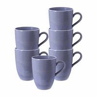 KAFFEEBECHER Beat Color Glaze Fliederblau 350 ml 6er Set - Violett, Keramik (0.35L) - Seltmann Weiden