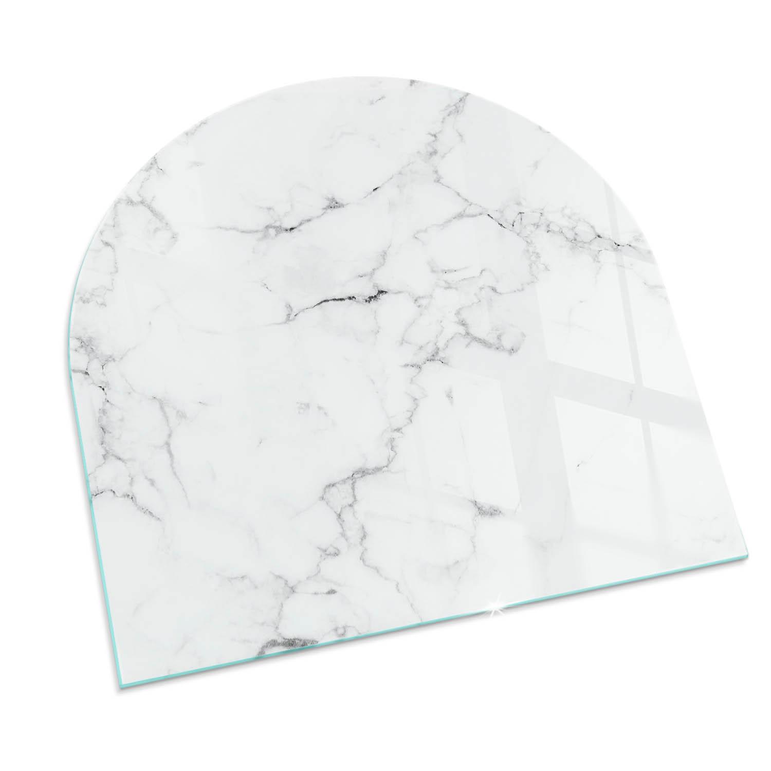 GLASPLATTE für Kamin 100x100 cm - Weiß, Glas (100/100/0.4cm) - TULUP