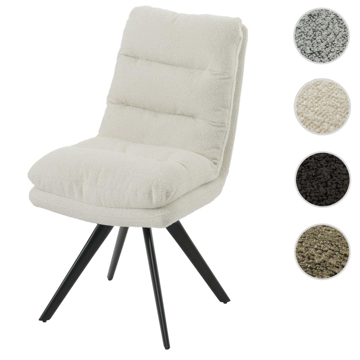 ESSZIMMERSTUHL Weiß - Creme/Weiß, Textil (48/92/68cm) - MCW