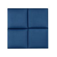 KOPFPOLSTER-SET 4 TLG. Carpino - Dunkelblau, Textil (3/30/30cm) - [neu.haus]