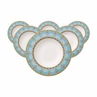 SUPPENTELLER Samarkand Aquamarin bunt ø 24,8 cm 6er Set - Multicolor, Keramik (24.8cm) - Villeroy & Boch