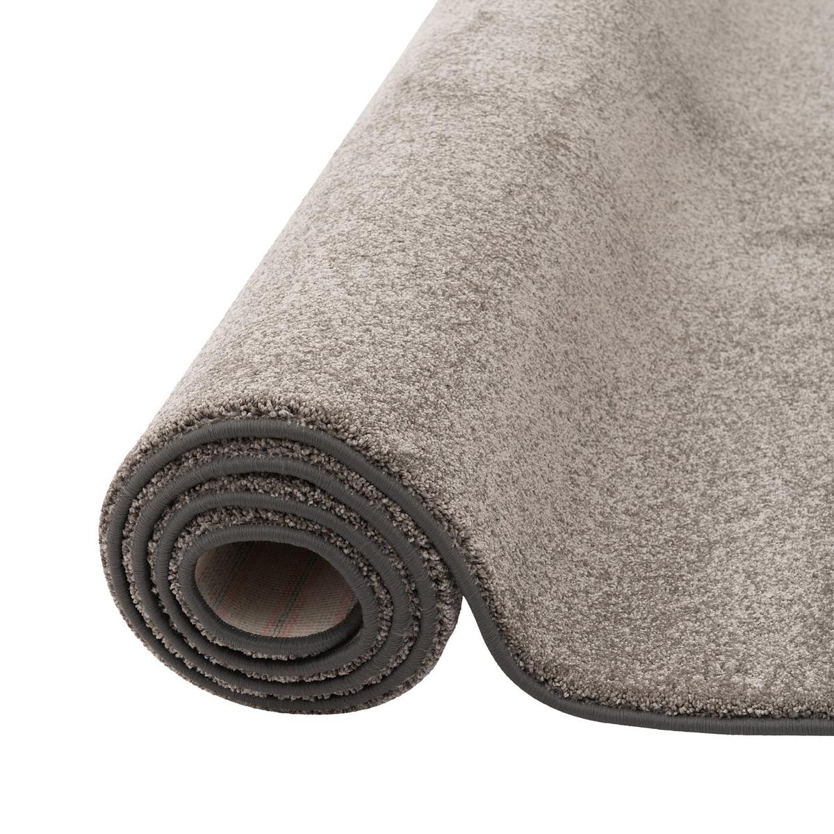 HOCHFLOR LUXUS VELOURS TEPPICH TOUCH - Taupe, Textil (100/300cm) - Snapstyle