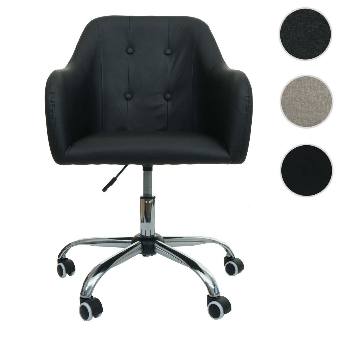 BÜROSTUHL Schwarz - Schwarz, Textil (57/95/62cm) - MCW