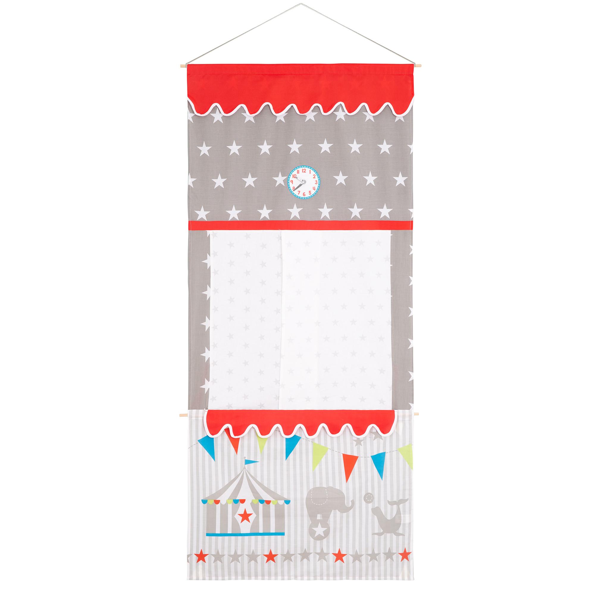 TÜRKASPERTHEATER - Grau, Textil (76/175/1cm) - Roba