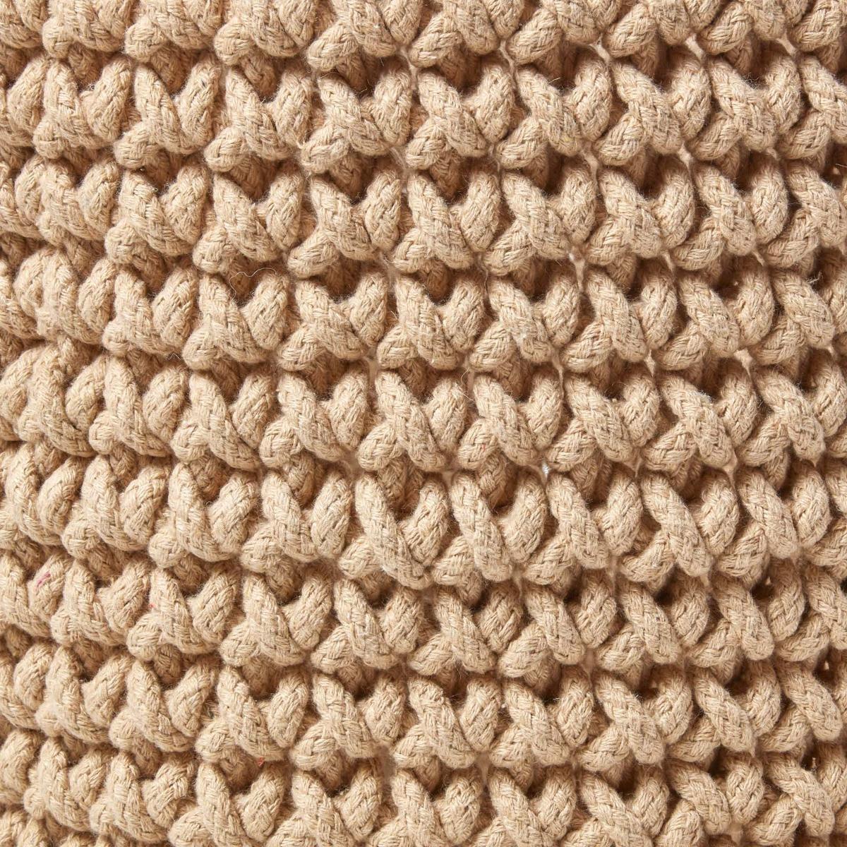 AUFBEWAHRUNGSKORB Baumwolle 42/37 cm - Beige, Textil (42/42/37cm) - Homescapes