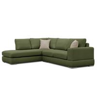 ECKSOFA OTTO 5-Sitzer, grün - Grün, Holzwerkstoff/Textil (219/279cm) - Wozimo