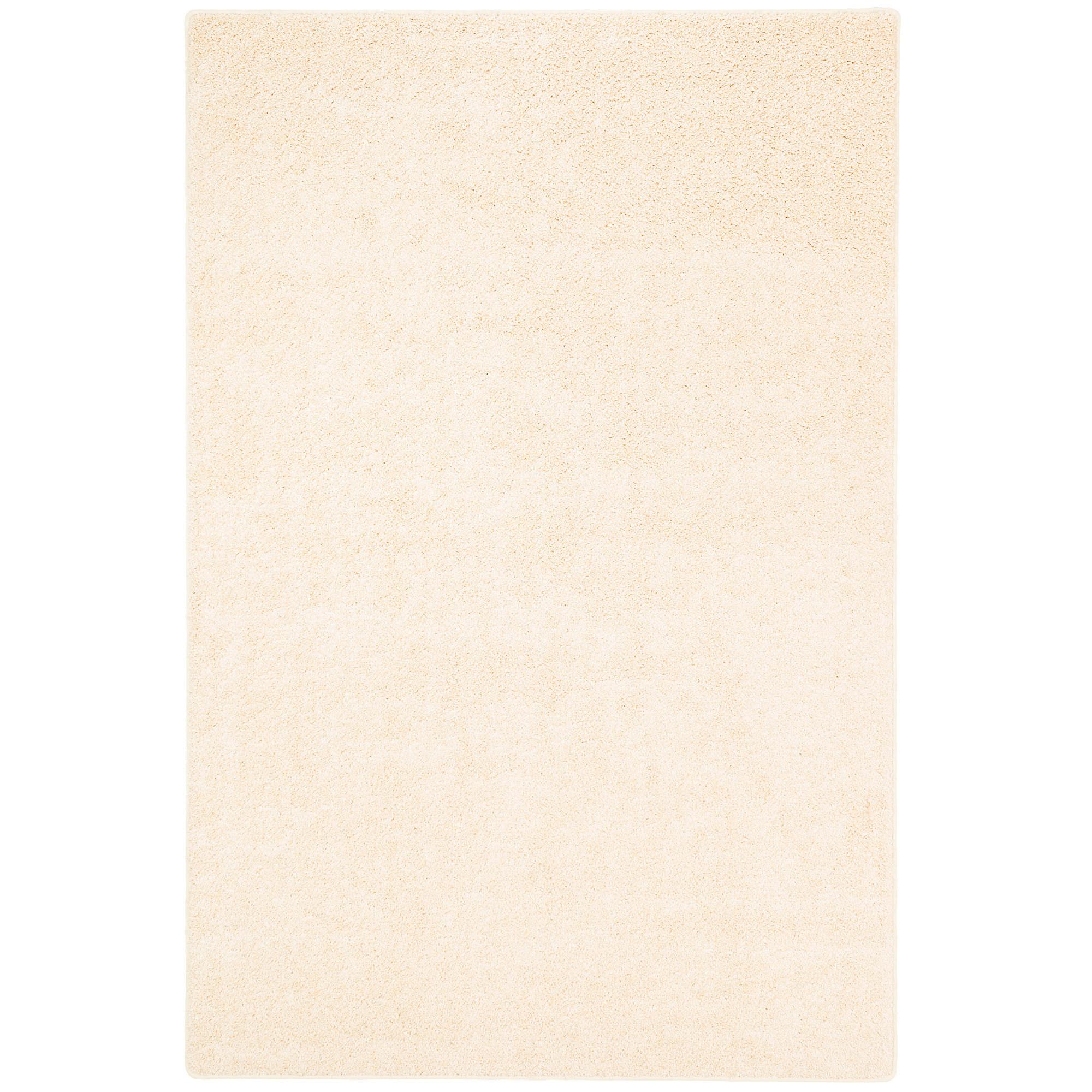 HOCHFLOR VELOURS TEPPICH MONA - Creme, Textil (100/100cm) - Snapstyle
