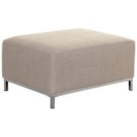 OTTOMANE Oslo 71/95/46 cm - Beige, Kunststoff/Textil (95/46/71cm) - Beliani