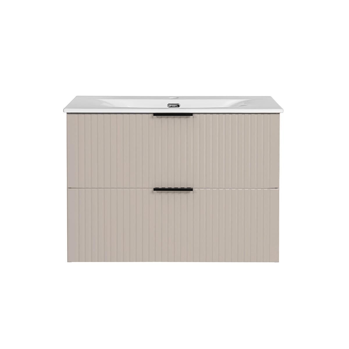 WASCHTISCH 80.2cm Adriel Beige - Beige, Holzwerkstoff (80.2/57/46cm) - Petits-meubles