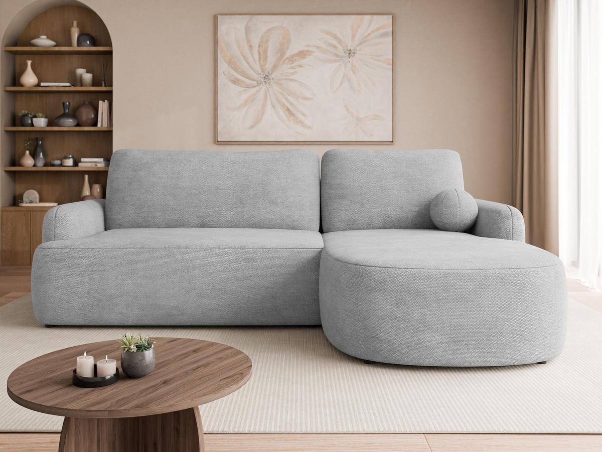 ECKSOFA Loridu, Seite: Rechts - Schwarz/Grau, Holz/Kunststoff (250/174cm) - MIRJAN24
