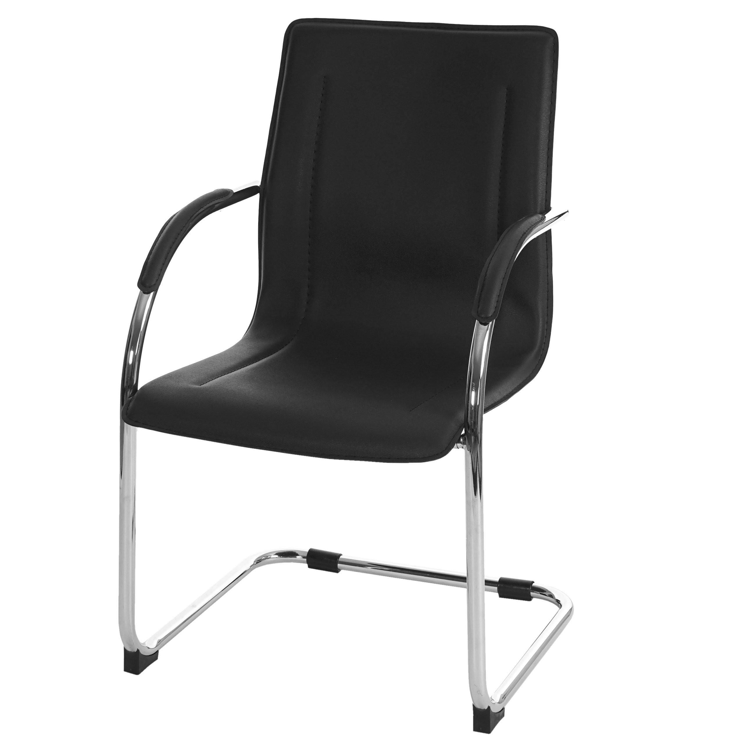 KONFERENZSTUHL Schwarz - Schwarz, Kunststoff (56/93/56cm) - MCW