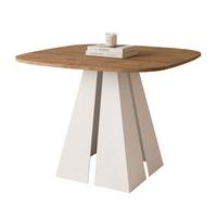 AUSZIEHTISCH ZELO 100/50/76 cm, Weiß / Lefkas-Eiche - Eiche San Remo/Weiß, Holzwerkstoff/Metall (50/100/76cm) - Idohome