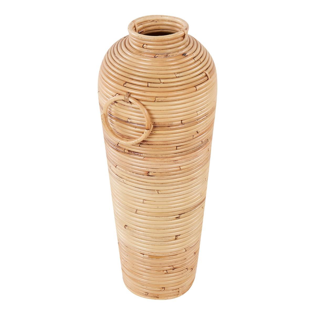 DEKOVASE Rattan natürlich Elatia - Naturfarben, Naturmaterialien (50cm) - Beliani