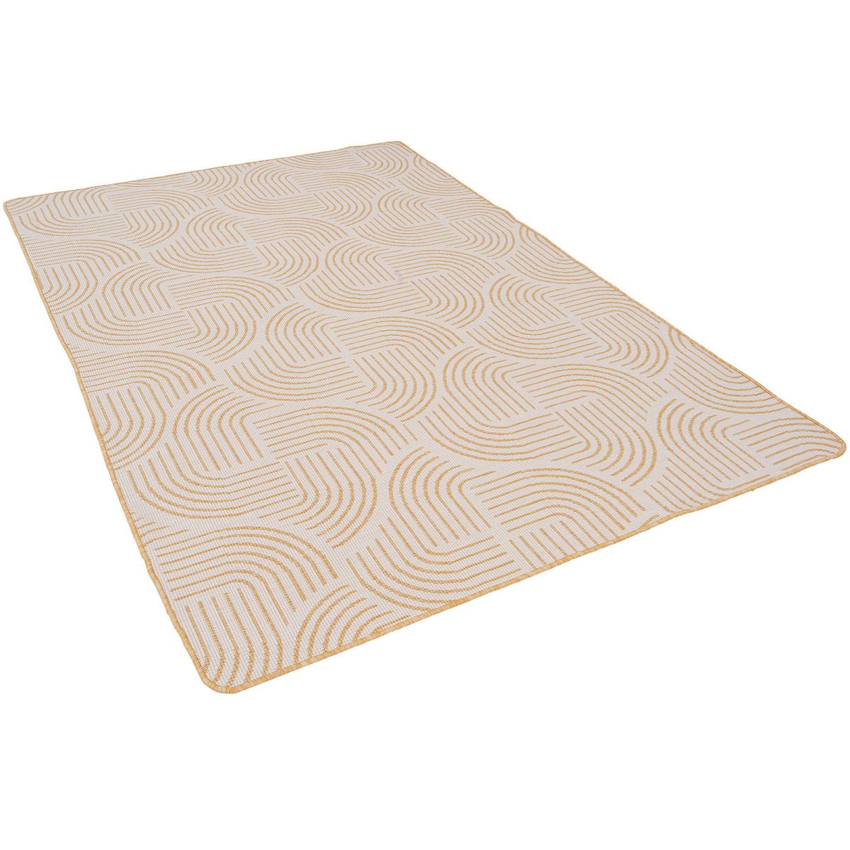 IN- UND OUTDOOR TEPPICH BEIDSEITIG NEWPORT MODERN - Gelb, Textil (100/100cm) - Snapstyle