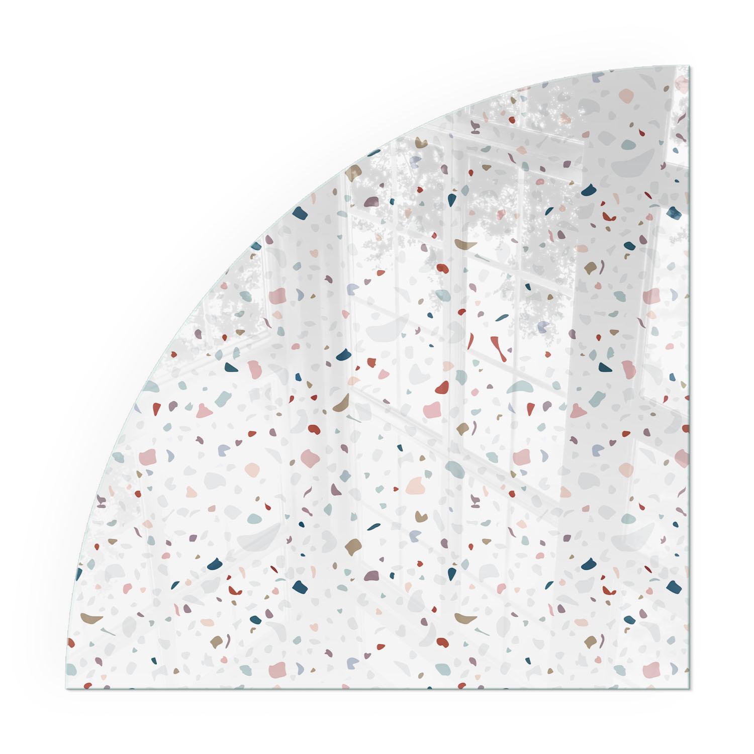 GLASPLATTE für Kamin 100x100 cm - Weiß, Glas (100/100/0.4cm) - TULUP