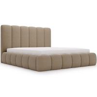 POLSTERBETT Imperial 180x200 Bouclé-Stoff Braun - Braun, Textil (180/200cm) - Graingold