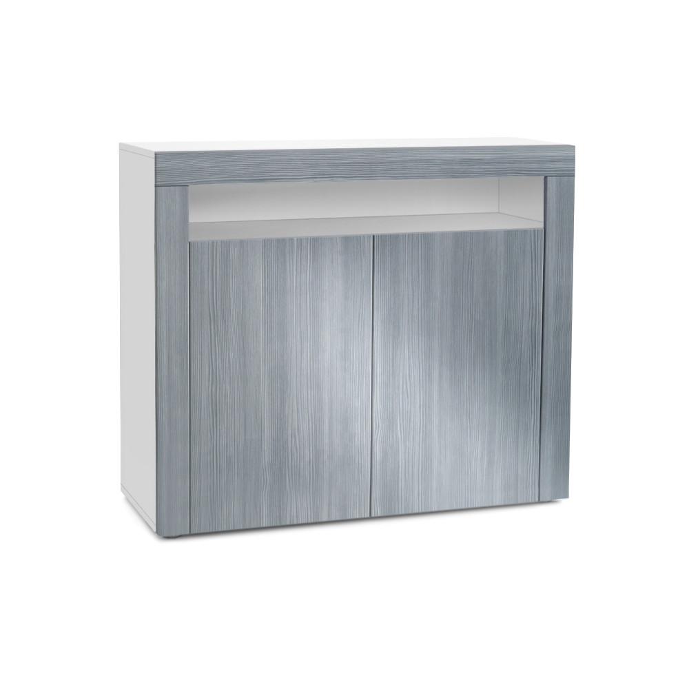 KOMMODE Valencia Avola-Anthrazit / Avola-Anthrazit - Anthrazit, Holzwerkstoff (108/92/40cm) - Vladon