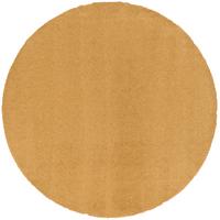 LUXUS HOCHFLOR SHAGGY TEPPICH VELVET RUND - Currygelb, Textil (160/160cm) - Snapstyle