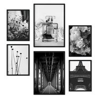 POSTER Set Mit 6 Paris Wandbild A3 & A4 Rahmenlos - Klar, Papier (29/3cm) - Nacnic