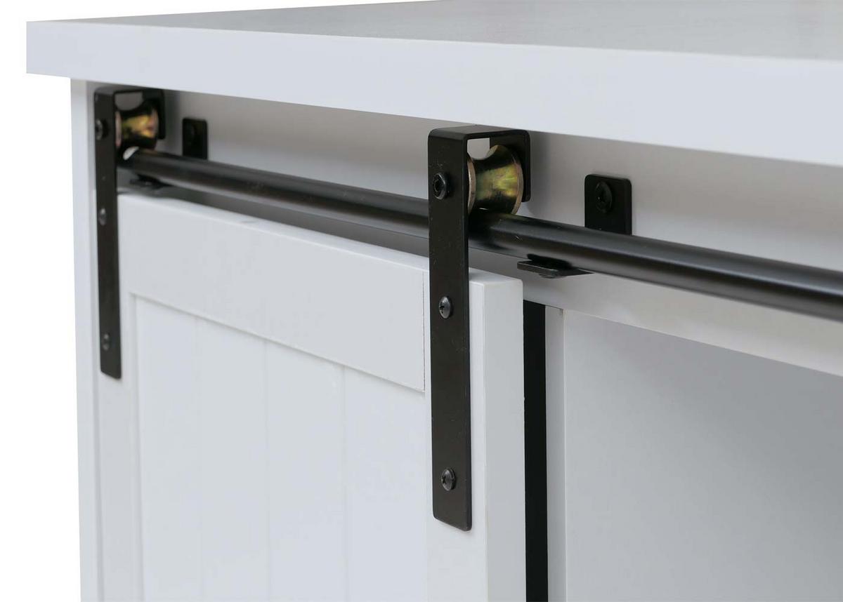 SIDEBOARD Weiß - Weiß, Holz (150/84/40cm) - MCW