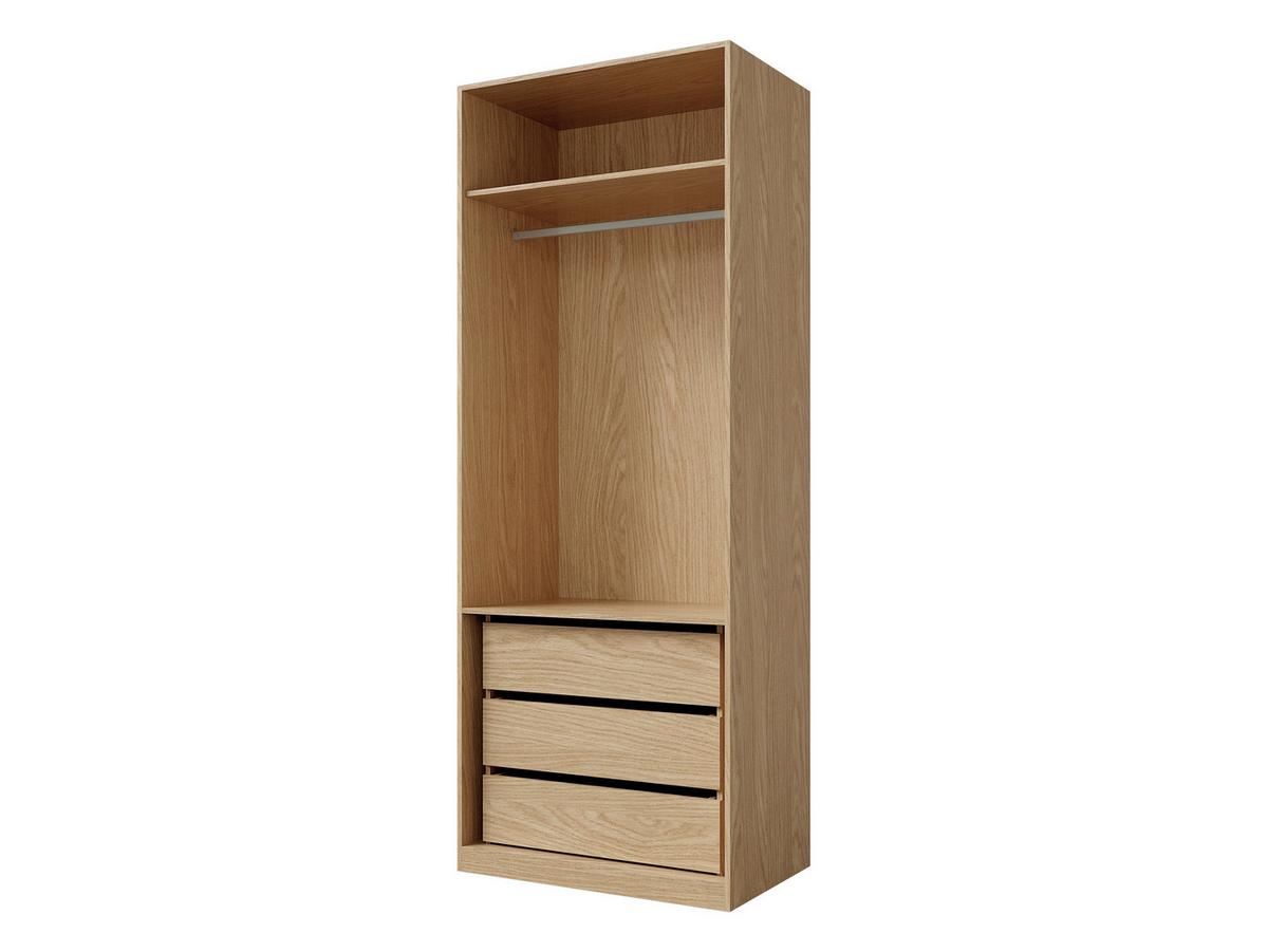KLEIDERSCHRANK Soreno 90 2D - Beige, Holzwerkstoff/Kunststoff (90/237/60cm) - MIRJAN24