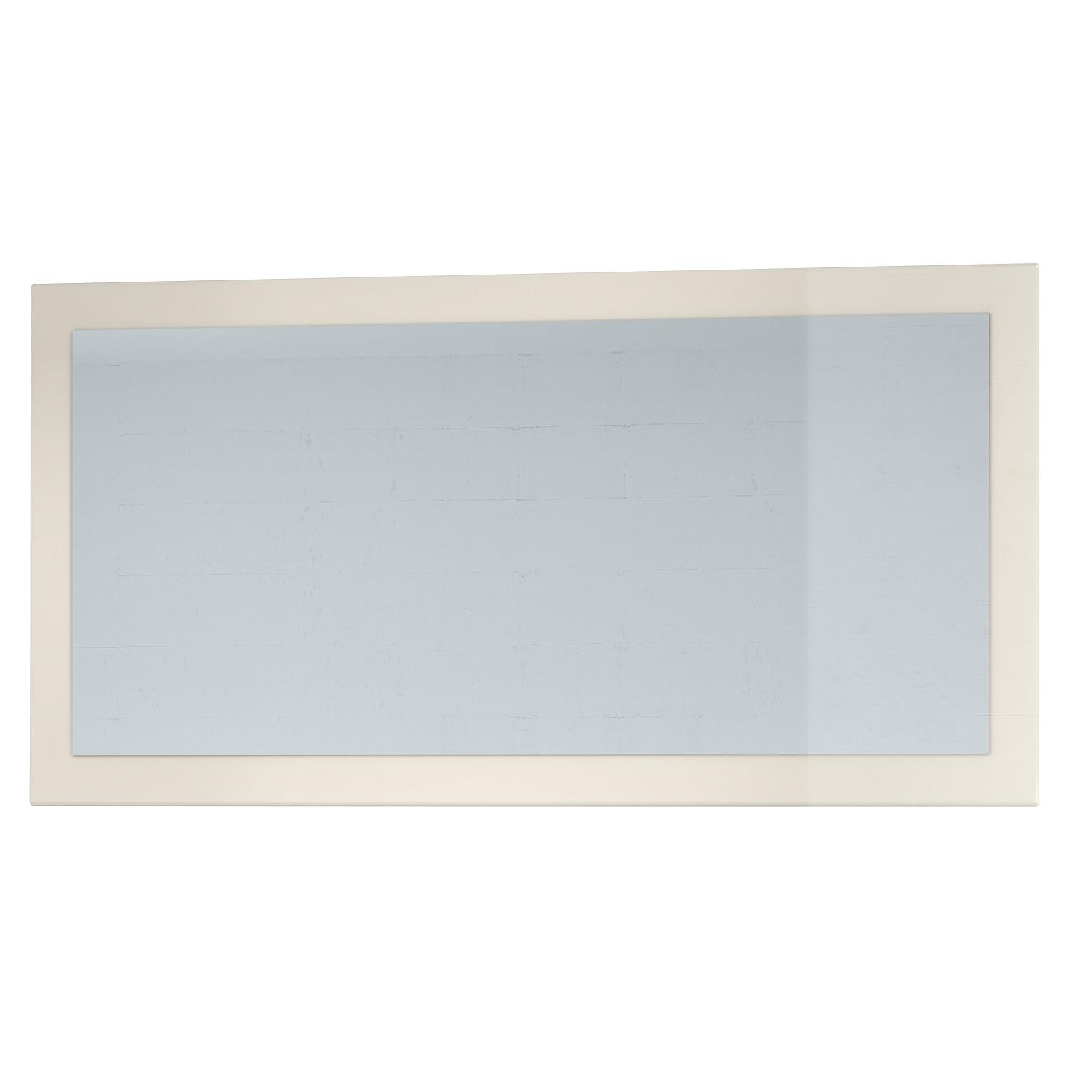 SPIEGEL Lima Creme Hochglanz - Creme, Holzwerkstoff (110/52/2cm) - Vladon