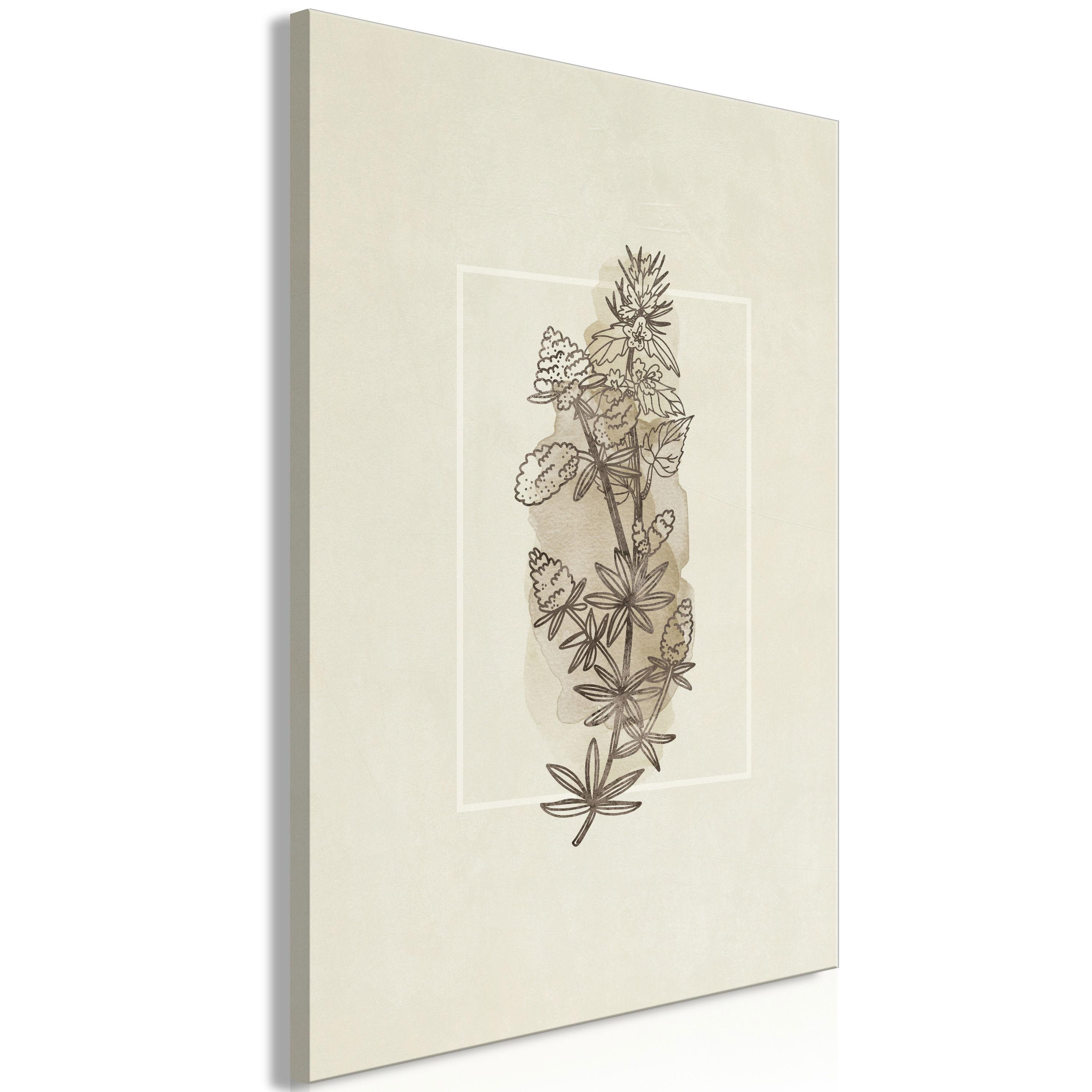 KUNSTDRUCK Beige 40/60 cm - Beige/Braun, Textil (40/60cm) - KUNSTLOFT