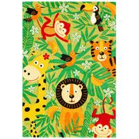 KINDER TEPPICH MAUI KIDS SAFARI - Grün, Textil (120/170cm) - Pergamon