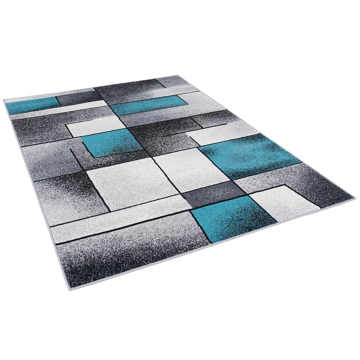 DESIGNER TEPPICH BRILLIANT FANTASY - Türkis, Textil (200/290cm) - Pergamon