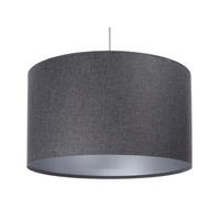 HÄNGELEUCHTE Grau 50/30 cm - Silberfarben/Grau, Kunststoff (50/0.6/30cm) - ONZENO