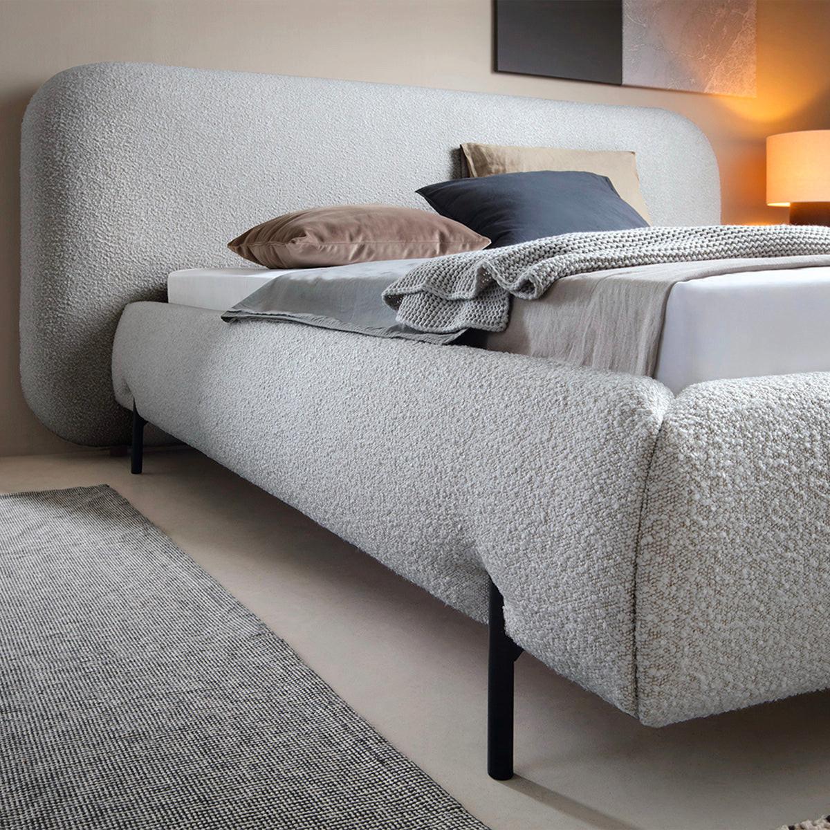 BOXBETT 160/200 Tobias Hellgrau - Grau, Holz (160/200cm) - Petits-meubles