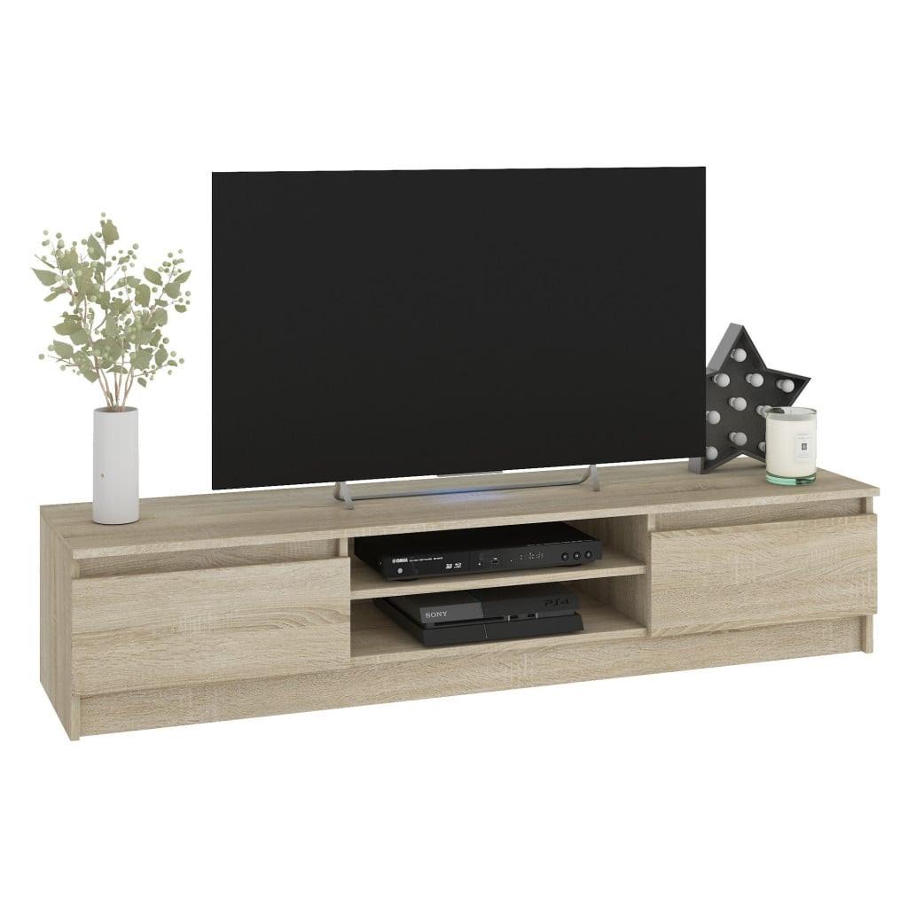 LOWBOARD Eiche Sonoma 140/220/40 - Sonoma Eiche, Holzwerkstoff (220/140/40cm) - RAUMHIRSCH FURNITURE
