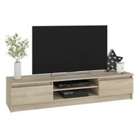 LOWBOARD Eiche Sonoma 140/220/40 - Sonoma Eiche, Holzwerkstoff (220/140/40cm) - RAUMHIRSCH FURNITURE