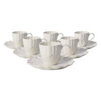 TASSEN MIT UNTERTASSEN Toy's Delight Royal Classic weiß 180 ml 6er Set - Weiß, Keramik (18.5/9.7/18.5cm) - Villeroy & Boch