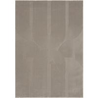 LÄUFER KASOS Waschbar Geometrisch Polyester Beige 80 x 300 cm - Beige, Textil (80/300cm) - KADIMA DESIGN