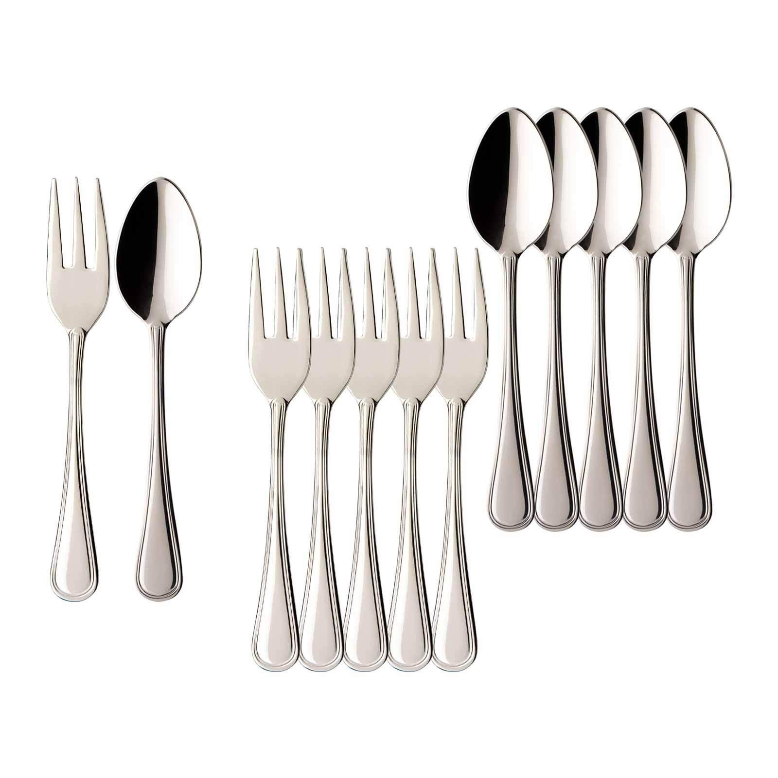 KAFFEEBESTECK BUNDLE Neufaden Merlemont edelstahl 12-tlg. - Edelstahlfarben, Metall - Villeroy & Boch