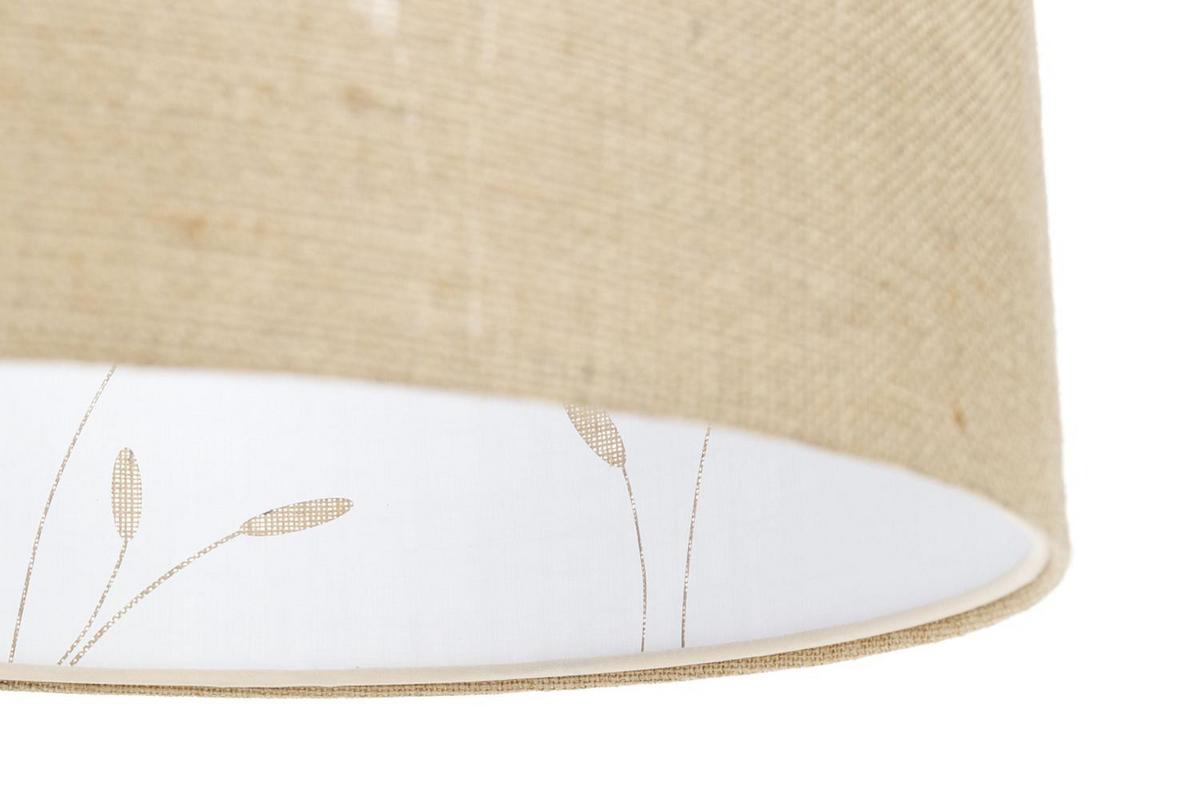 HÄNGELEUCHTE Weiß 70/100 cm - Beige/Weiß, Kunststoff (30/1.2/100cm) - ONZENO