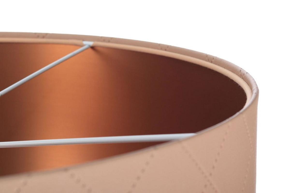 HÄNGELEUCHTE Kupfer 60/30 cm - Beige/Kupferfarben, Kunststoff (60/1.1/30cm) - ONZENO