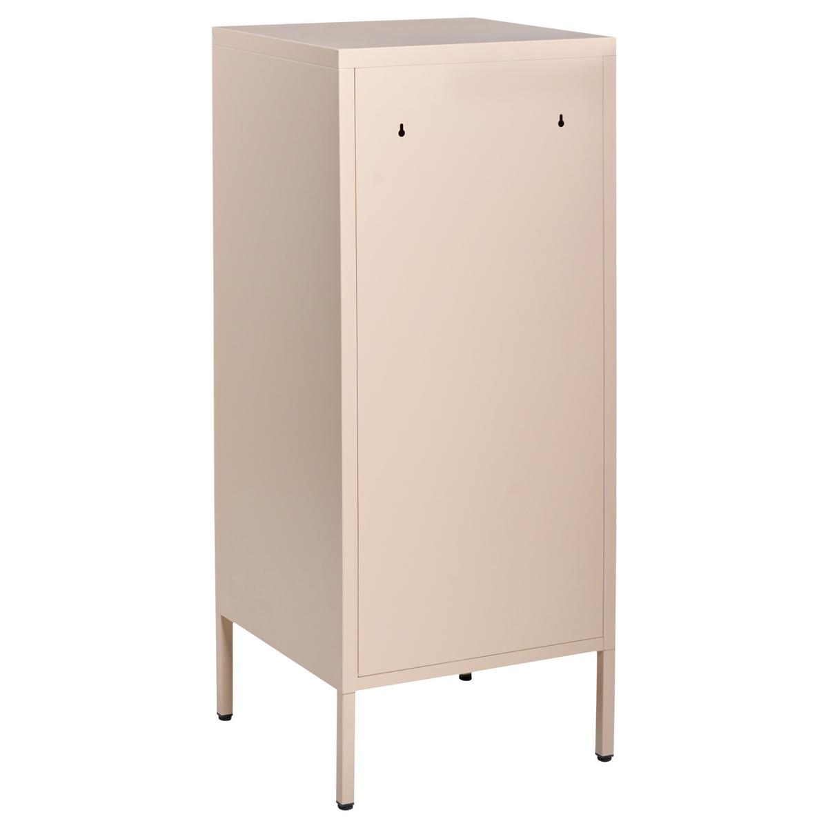 BÜROSCHRANK Metall Beige Huron - Beige, Metall (40/102/40cm) - Beliani