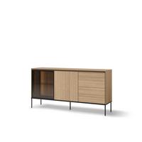 KOMMODE VISSO VI-05 mit LED-Beleuchtung Eiche linear - Eichefarben, Holzwerkstoff (167/85/41cm) - Lookway