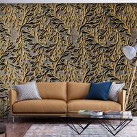 SELBSTKLEBENDE FOTOTAPETE 392/280 cm - Goldfarben/Braun, Kunststoff/Textil (392/1cm) - KUNSTLOFT