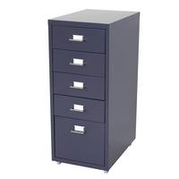 ROLLCONTAINER Anthrazit - Anthrazit, Metall (28/69/41cm) - MCW