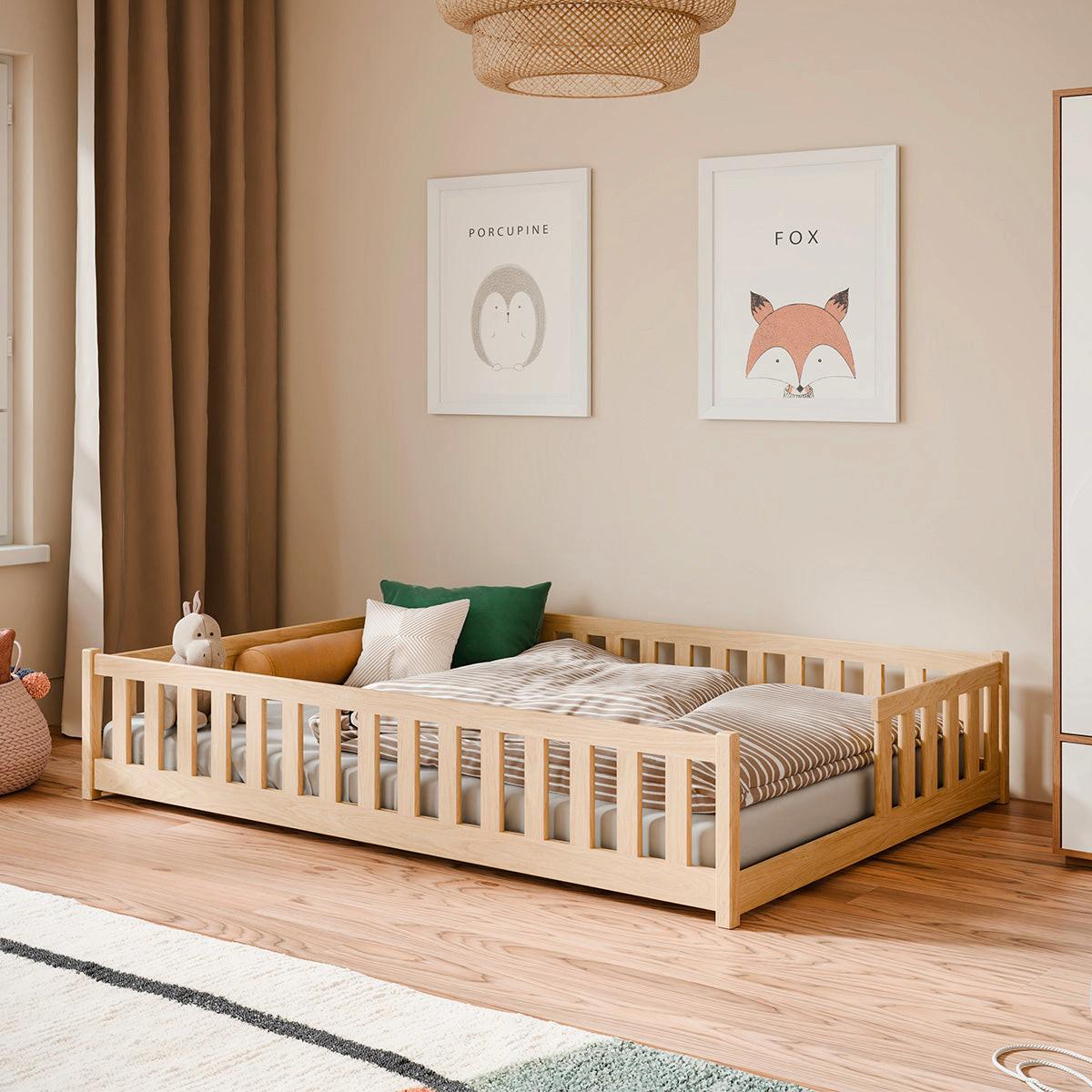 BETT 140/200 Théa Holz - Braun, Holz (140/200cm) - Petits-meubles