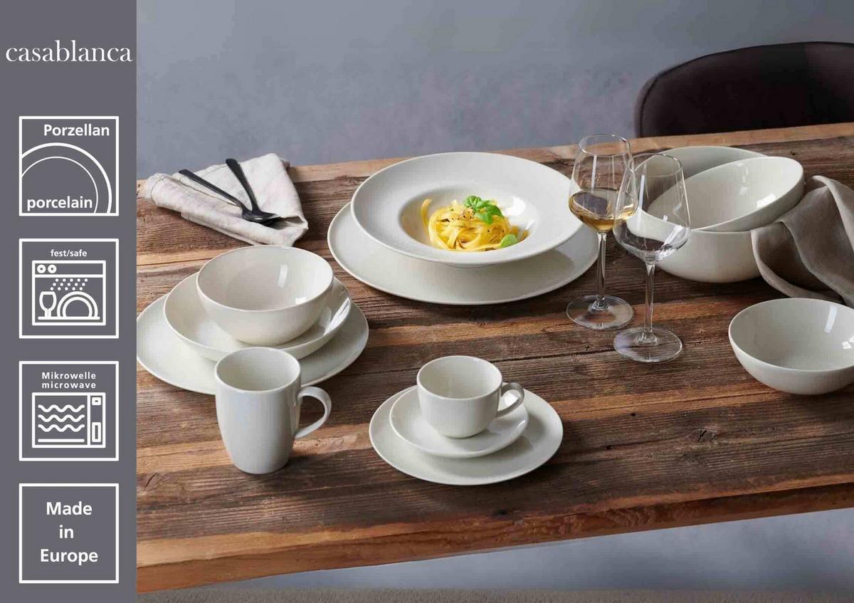 SERVIERSCHALEN-SET Casablanca weiß 2-tlg. - Weiß, Keramik (2/2/2cm) - Ritzenhoff Breker
