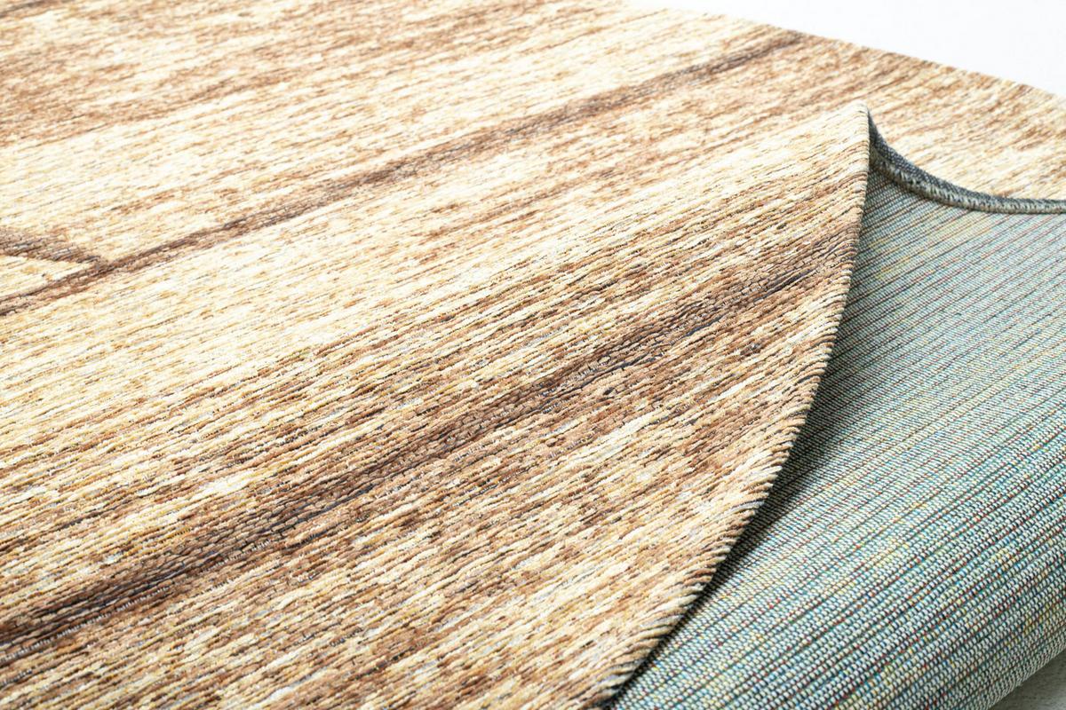 FLACHWEBTEPPICH Keitum 160x160 cm - Braun, Textil (160/160cm) - Sansibar SYLT