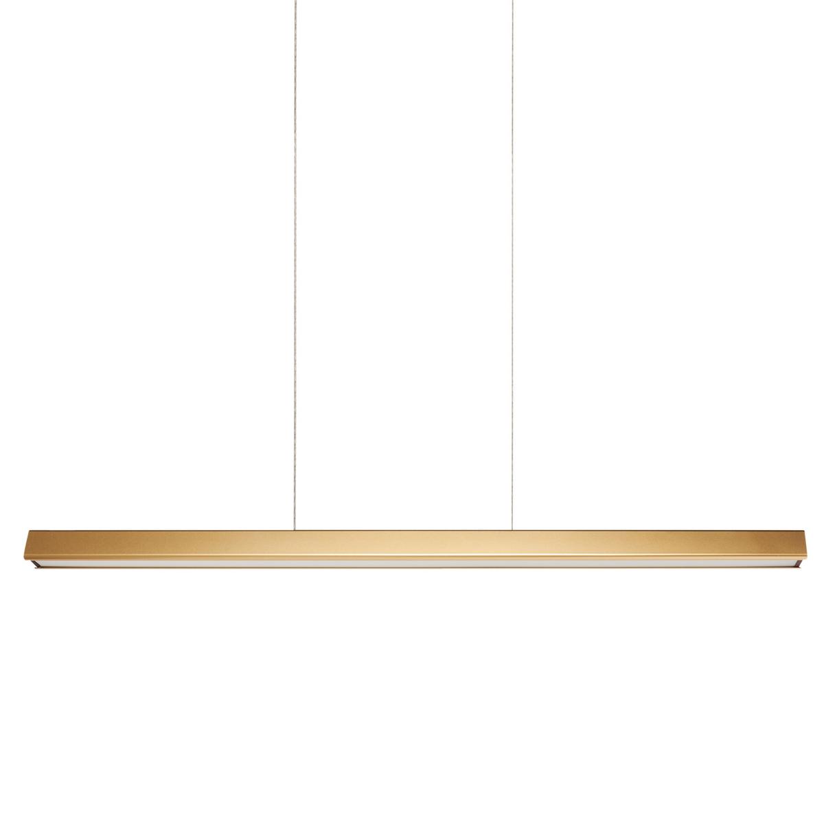 LED-HÄNGELEUCHTE Gold Arenas - Goldfarben, Metall (6/100/118cm) - Beliani