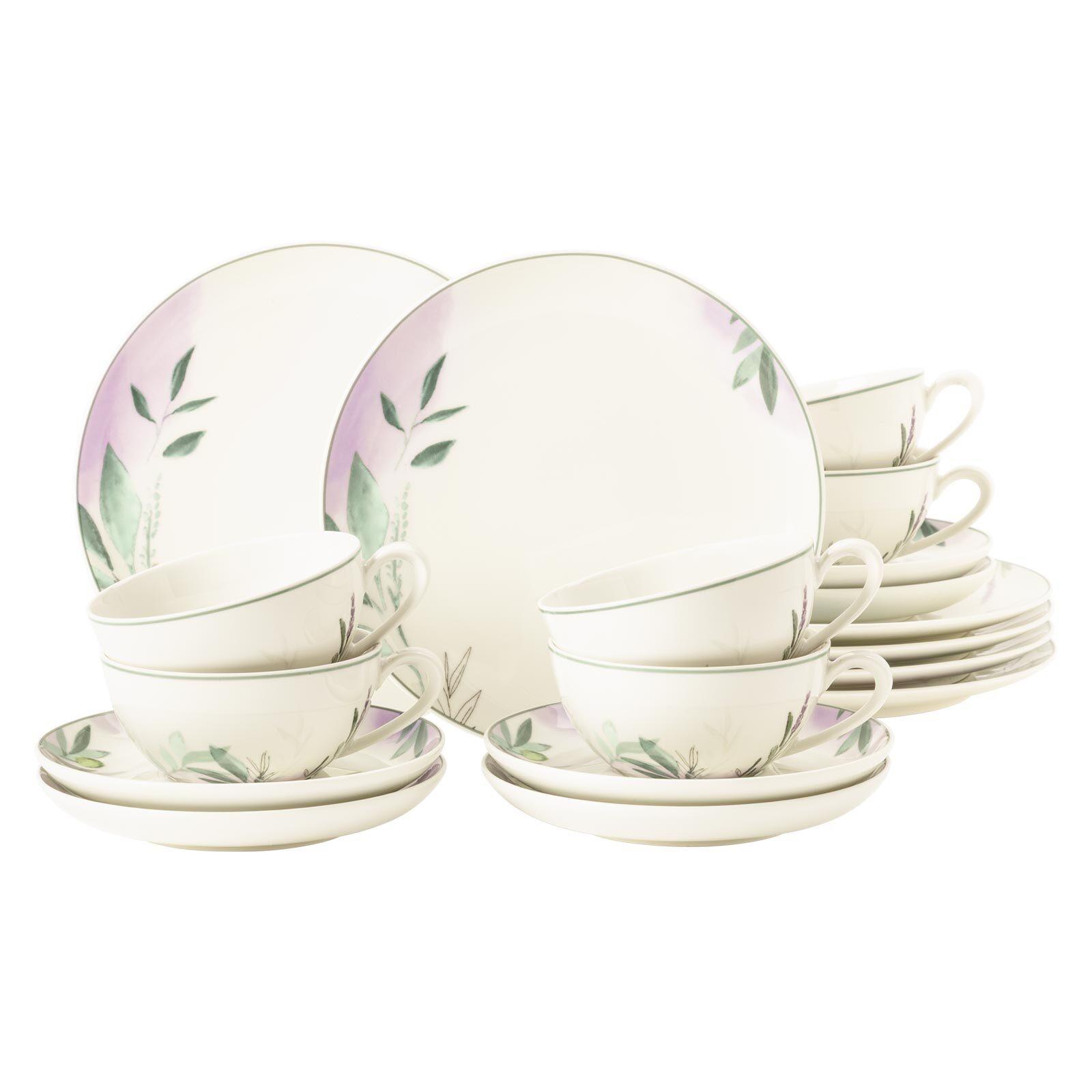 TEESERVICE Savona Provence bunt-beige 18-tlg. - Beige/Multicolor, Keramik (2/2/2cm) - Seltmann Weiden